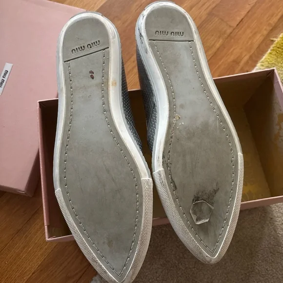 Miu Miu slip ons